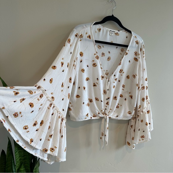 Billabong long-sleeve floral blouse - Picture 8 of 10